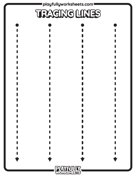 Tracing Lines 9 Tracing lines worksheets