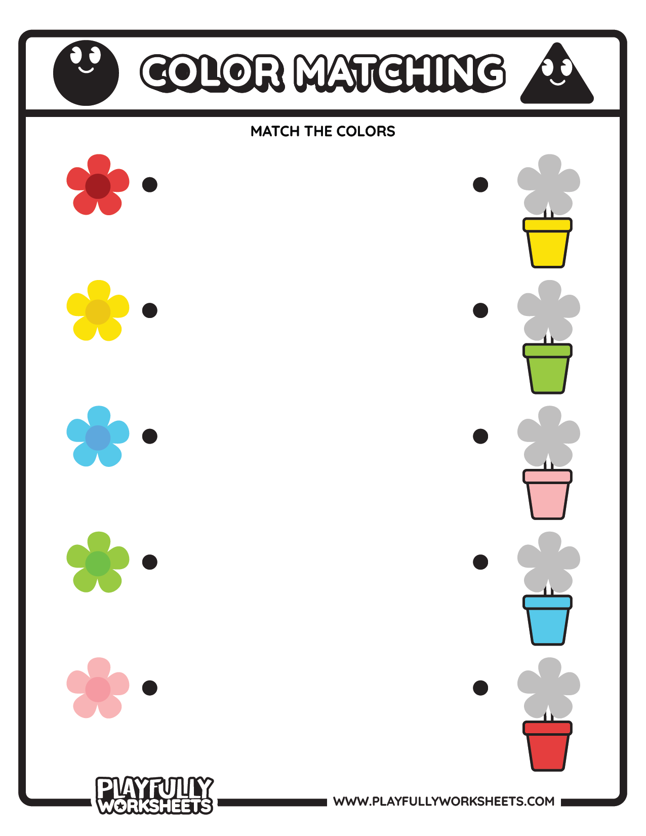 Matching Color Flowers