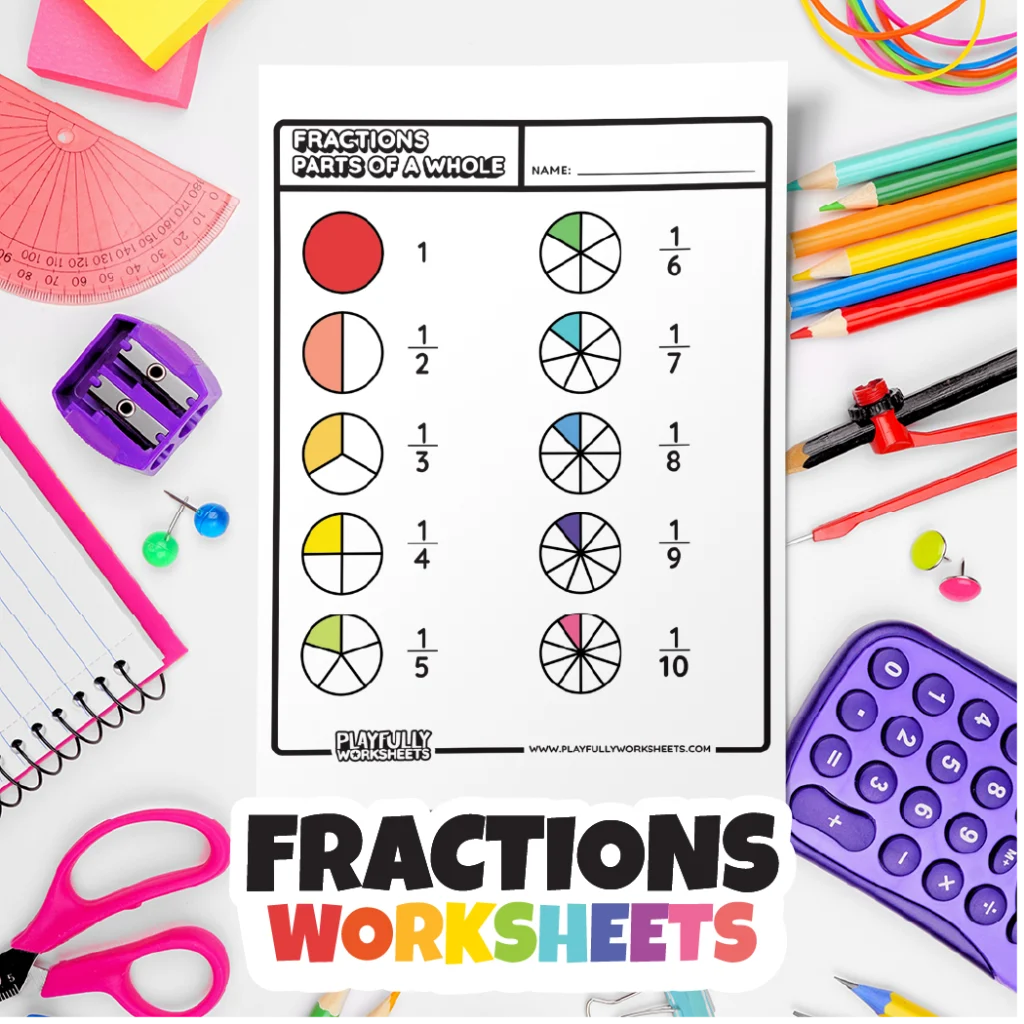 Fractions Worksheets Fractions Worksheets